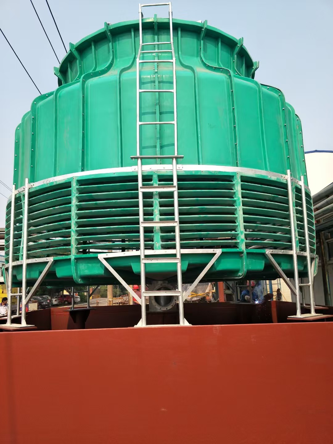 圓形逆流式冷卻塔